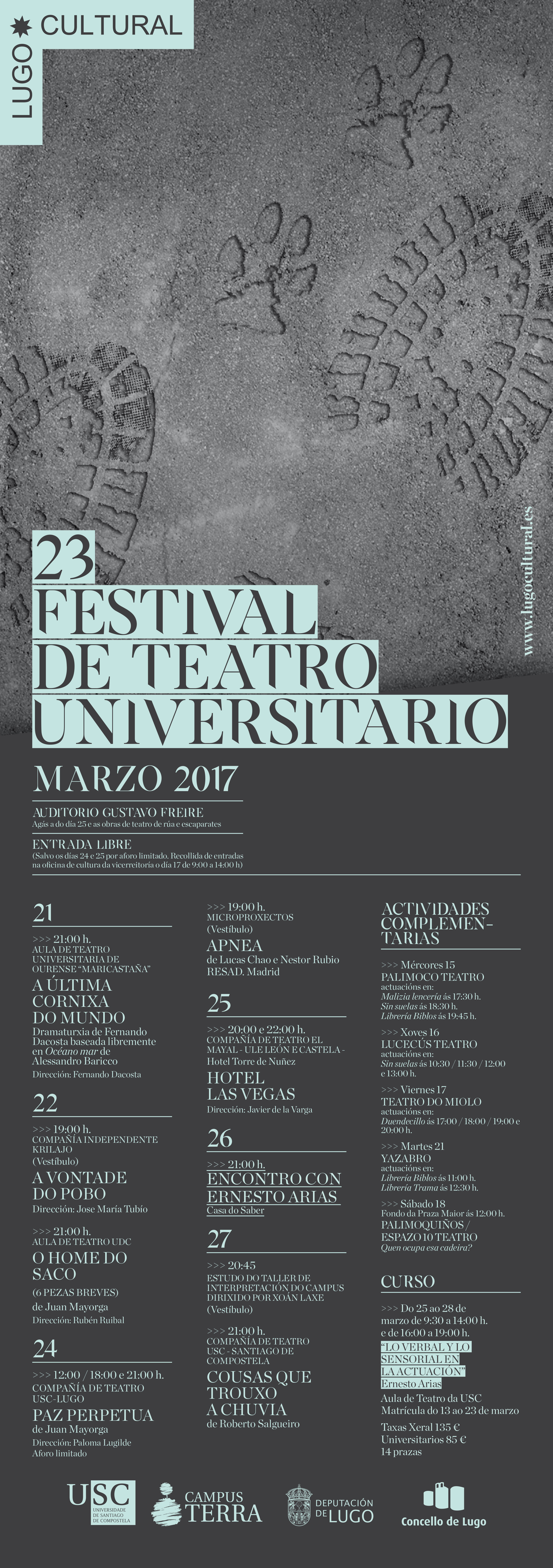 23 Festival de Teatro Universitario da USC 2017